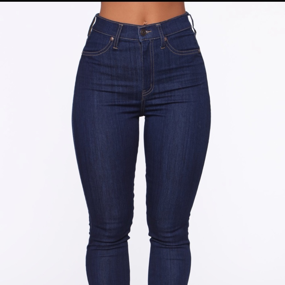 Fashion Nova Curve Your Ways Skinny Jean - Picture 2 of 5